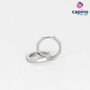 Сребърни обеци шестоъгълник Camilla