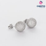 Сребърни обеци топчета Albina