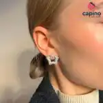Сребърни обеци звездички Loretta - 1