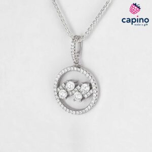 Сребърно колие Alina