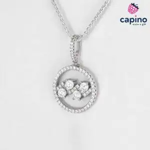Сребърно колие Alina