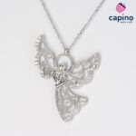 Сребърно колие ангел Erika