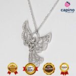 Сребърно колие ангел Erika - 3