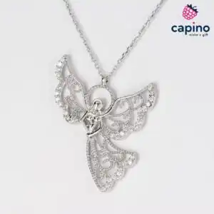 Сребърно колие ангел Erika