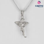 Сребърно колие ангел Pierina - 1