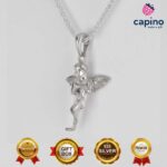 Сребърно колие ангел Pierina - 4
