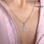 Сребърно колие балерина Kafroky - 1