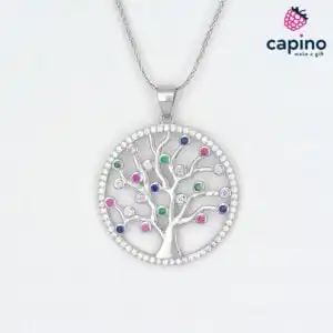 Сребърно колие дървото на живота Concetta