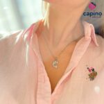Сребърно колие делфин Antonietta - 3