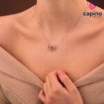 Сребърно колие детелинка Giada - 1