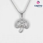Сребърно колие гъбка Allegra