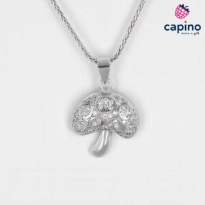 Сребърно колие гъбка Allegra