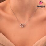 Сребърно колие халки Veramo - 2