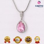 Сребърно колие капка Emilia - 2