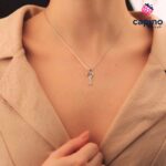 Сребърно колие ключ Margherita - 2