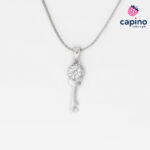 Сребърно колие ключ Merrano