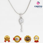 Сребърно колие ключ Merrano - 2