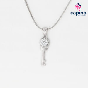 Сребърно колие ключ Merrano