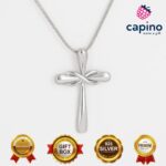 Сребърно колие кръст Nina - 3