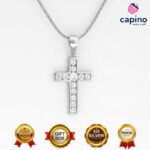 Сребърно колие кръст Sophia - 3