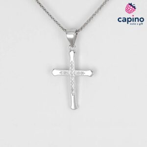 Сребърно колие кръст Sophia