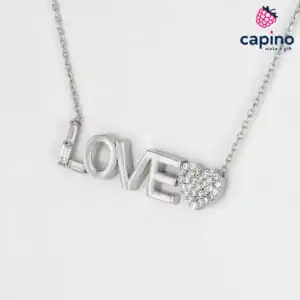 Сребърно колие love Lilla