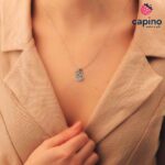 Сребърно колие мече Caterina - 1