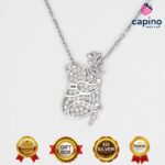 Сребърно колие мече Caterina - 3