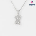 Сребърно колие мече Marina