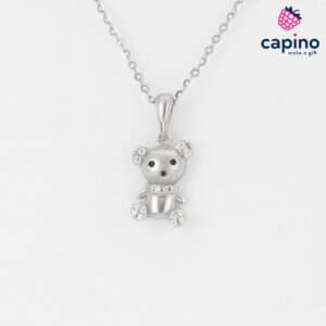 Сребърно колие мече Marina