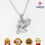 Сребърно колие мече Serena - 3