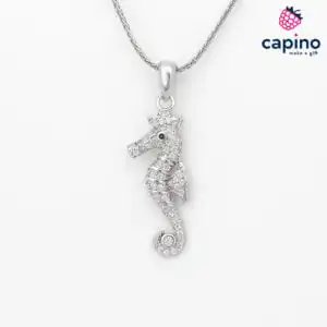 Сребърно колие морско конче Xenia
