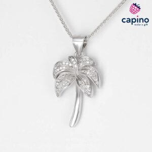Сребърно колие палма Iolanda