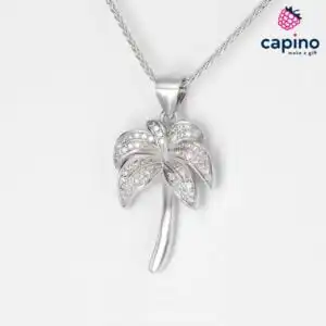 Сребърно колие палма Iolanda