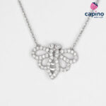Сребърно колие пеперуда Giuseppina