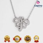 Сребърно колие пеперуда Giuseppina - 3
