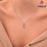 Сребърно колие пингвин Vincenza - 1