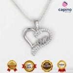 Сребърно колие сърце Cassandra - 1