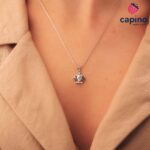 Сребърно колие сърце Ilaria - 1