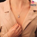 Сребърно колие сърце Ilaria - 2