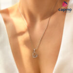 Сребърно колие сърце Love Claudia - 1