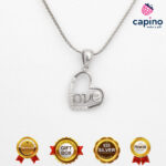 Сребърно колие сърце Love Claudia - 2