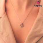 Сребърно колие сърце Luciana - 2