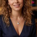 Сребърно колие сърце Milena - 4