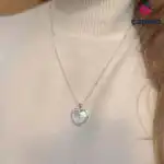 Сребърно колие сърце Paulina - 2
