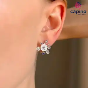 Обеци цветя