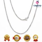 Сребърен синджир 50 см пуканки T1 Popcorn - 1