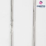 Сребърен синджир 45 см плоска змийска плетка T1 Snake