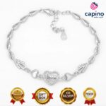 Сребърна гривна сърце Love Annunziata - 1