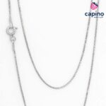 Сребърен синджир 60 см италиански квадрат T1 Italian box - 1